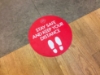 Picture of Vinyl sticker for floor